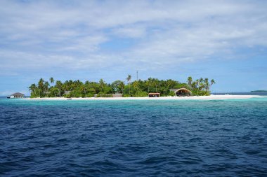 Maldivler Hint Okyanusu güzel görünümü 