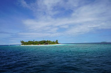 Maldivler Hint Okyanusu güzel görünümü 