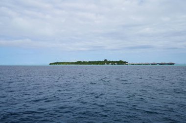 Maldivler Hint Okyanusu güzel görünümü 