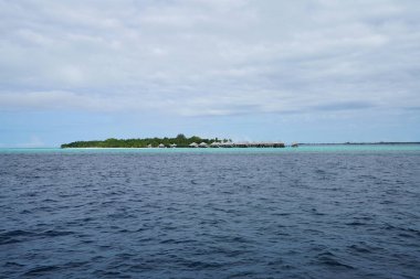 Maldivler Hint Okyanusu güzel görünümü 