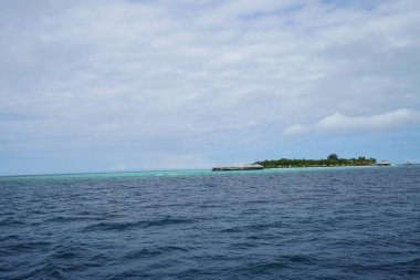 Maldivler Hint Okyanusu güzel görünümü 