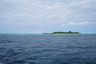 Maldivler Hint Okyanusu güzel görünümü 