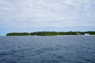 Maldivler Hint Okyanusu güzel görünümü 