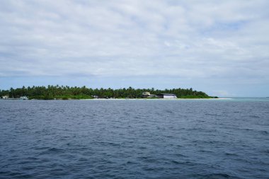 Maldivler Hint Okyanusu güzel görünümü 