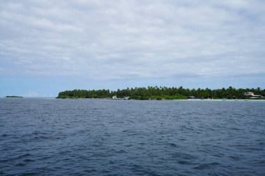 Maldivler Hint Okyanusu güzel görünümü 