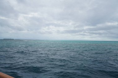 Maldivler Hint Okyanusu güzel görünümü 