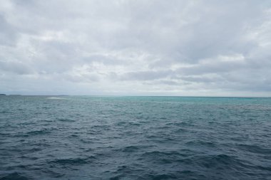 Maldivler Hint Okyanusu güzel görünümü 