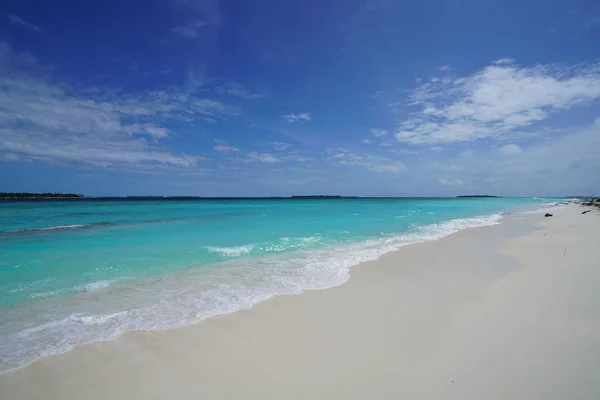 Vue Sur Océan Depuis Une Île Des Maldives — Photo