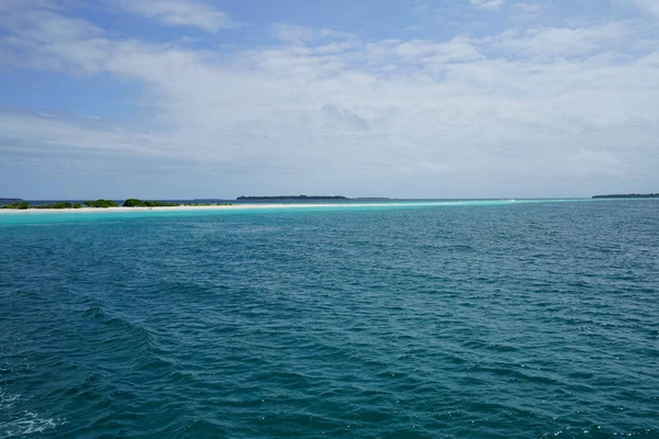 Vista Del Océano Desde Barco Las Maldivas —  Fotos de Stock