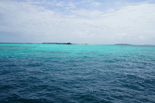 Vacker Utsikt Över Indiska Oceanen Maldiverna — Stockfoto