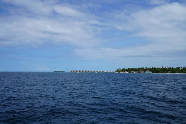 Прекрасним Видом Індійський Океан Мальдіви — стокове фото