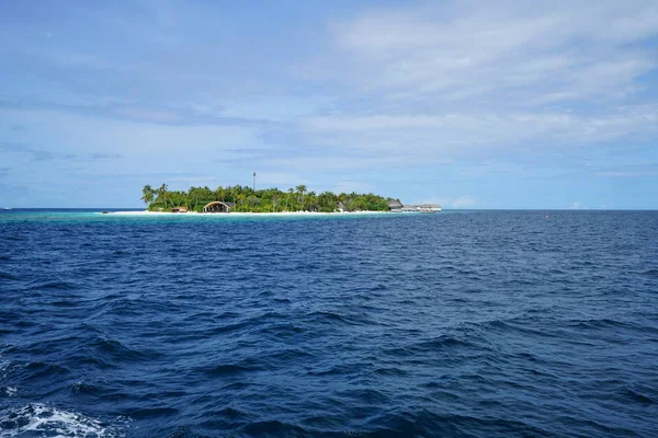 Hermosa Vista Del Océano Índico Las Maldivas —  Fotos de Stock