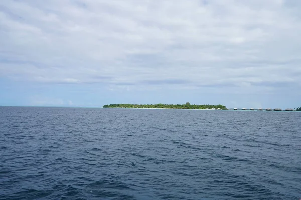 Piękny Widok Ocean Indyjski Malediwach — Zdjęcie stockowe