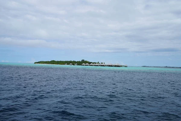 Maldivler Hint Okyanusu Güzel Görünümü — Stok fotoğraf