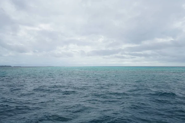 Hermosa Vista Del Océano Índico Las Maldivas — Foto de Stock