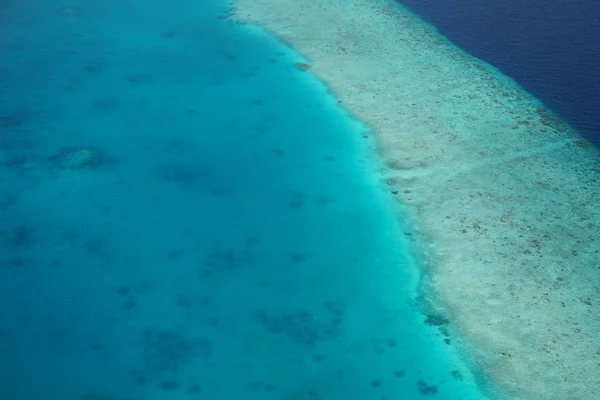 Beautiful Aerial View Maldives Seaplane — Stock Photo, Image