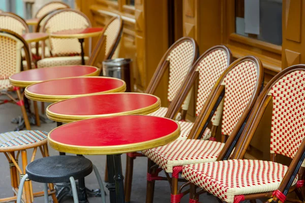 Typical outdoor cafe in Paris