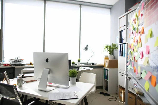 Posto di lavoro moderno per manager — Foto Stock