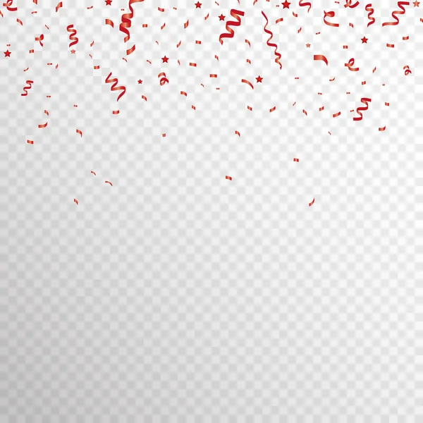 Serpentine Doré Isolé Sur Fond Damier Des Confettis Illustration Vectorielle — Image vectorielle