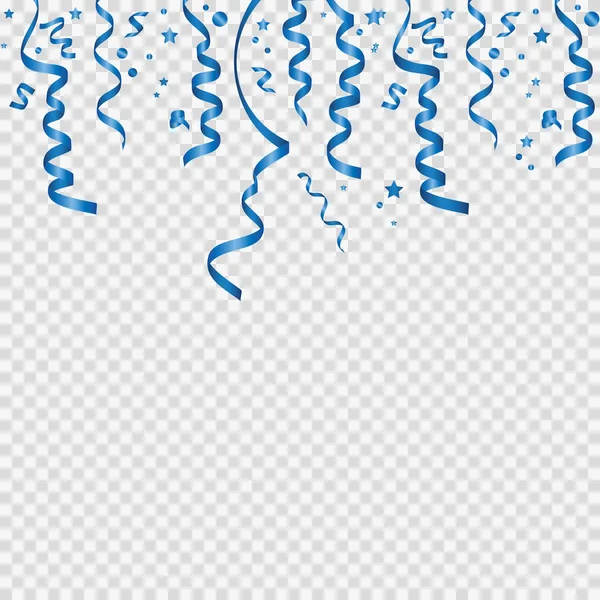 Serpentine Doré Isolé Sur Fond Damier Des Confettis Illustration Vectorielle — Image vectorielle