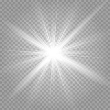 Bir satranç tahtası üzerinde bir şeffaf beyaz ve gri arka plan üzerinde yıldız kümesi. Parlak beyaz ve altın yıldız, büyüleyici Parlatıcı, büyüleyici yanıp söner, parlak parlak yıldızlar topluluğu. Vektör çizim.