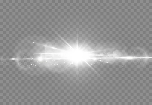 Abstract Transparent Sunlight Special Lens Flare Light Efft Vector Blur — стоковый вектор