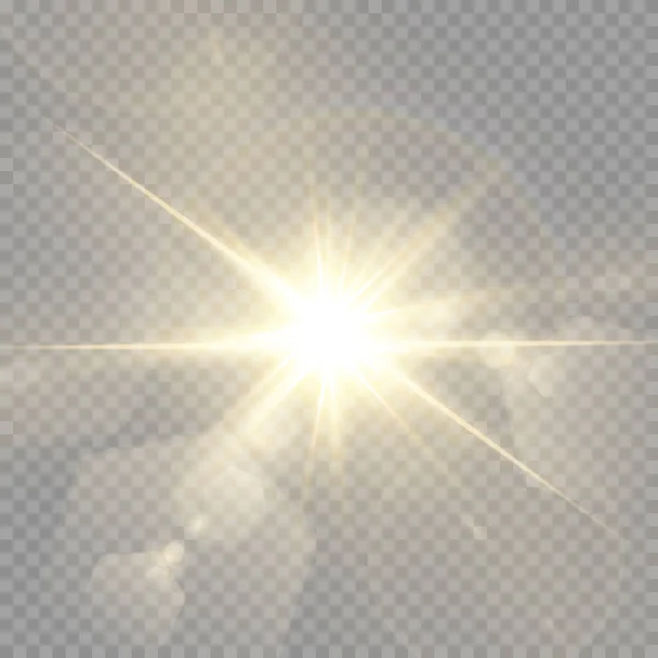 Abstract Transparent Sunlight Special Lens Flare Light Efft Vector Blur — стоковый вектор