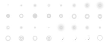 Dijital olarak soyut dairesel desenler oluşturuluyor