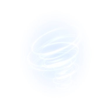 Dönen ışık soyut desenler oluşturuyor