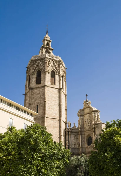 Valencia Španělsko 2019 Miguelete Torre Del Micalet Micalet Valencie Zvonice — Stock fotografie