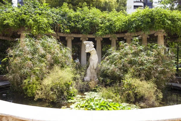 Jardines Del Real Jardin Viveros Közpark Valenciában Spanyolország Nyári Vakáció — Stock Fotó