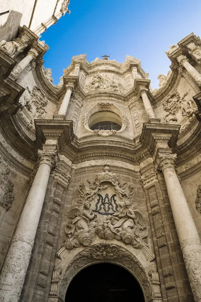 Valencia Katedrali Spanya Valencia Plaza Reina Kare Reina Barok Romanesk — Stok fotoğraf