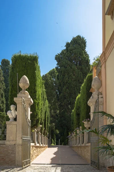 Valencia Spanyolország 2019 Monforte Garden Jardines Monforte Klasszicista Design Tele — Stock Fotó