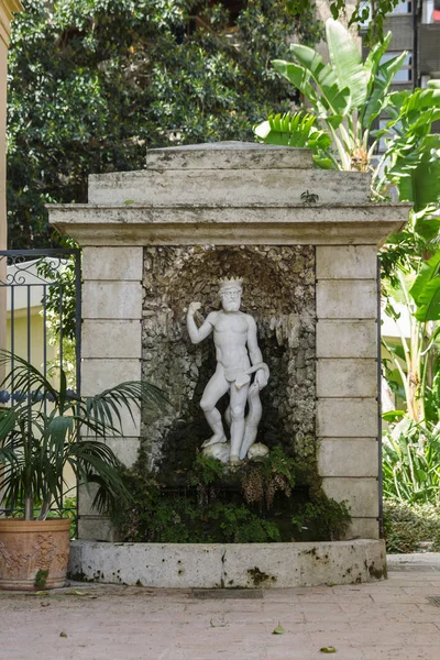 Valencia Španělsko 2019 Monforte Garden Jardines Monforte Novoklasický Design Plný — Stock fotografie