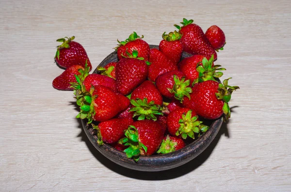 Vista Cenital Plato Frutas — Foto de Stock