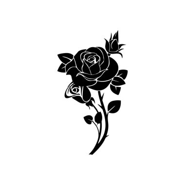 çiçek logo vektör dövme