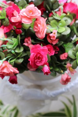 güzel çiçekler Buket closeup görünümü