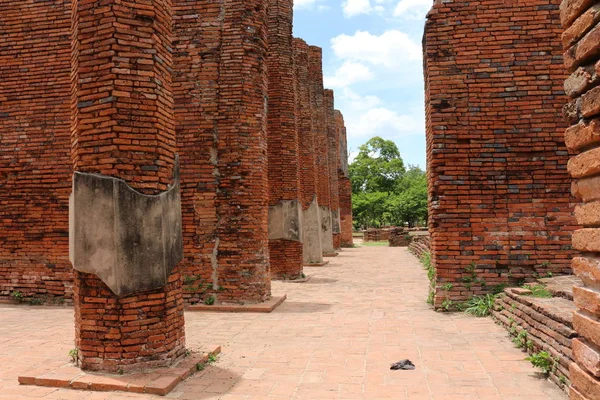 Majestatyczne Ruiny Park Historyczny Sukhothai Tajlandia — Zdjęcie stockowe