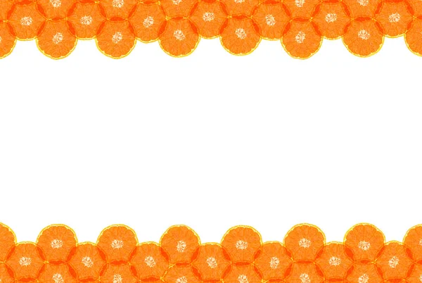 Čerstvé Zralé Pomeranče Bílém Pozadí — Stock fotografie