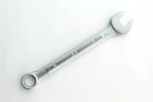 Wrench White Background — Stock Photo, Image