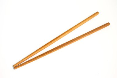 yemek çubukları gelenek beyaz arka plan üzerinde Çince Japonca