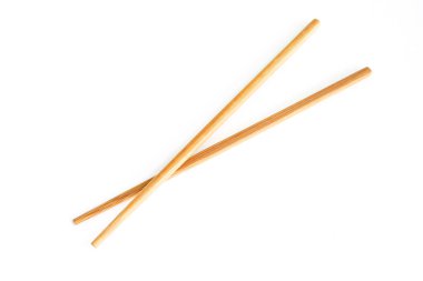 yemek çubukları gelenek beyaz arka plan üzerinde Çince Japonca