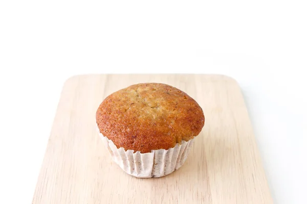 Gâteau Banane Muffin Cupcake Pâtisserie Sur Fond Blanc — Photo