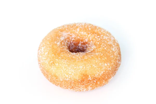 Donut Zucker Auf Weißem Hintergrund — Stockfoto