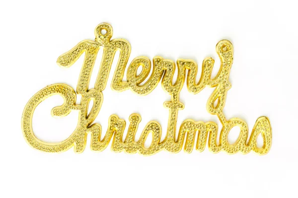 neşeli Noel altın beyaz arka plan üzerinde