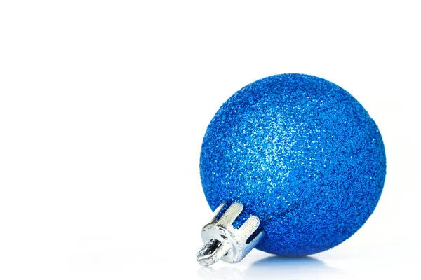 Christmas Ornament Guld Dekoration Vit Bakgrund — Stockfoto