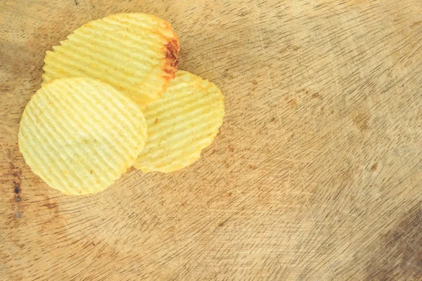 Papas Fritas Crujientes Comida Chatarra Comida Poco Saludable — Foto de Stock