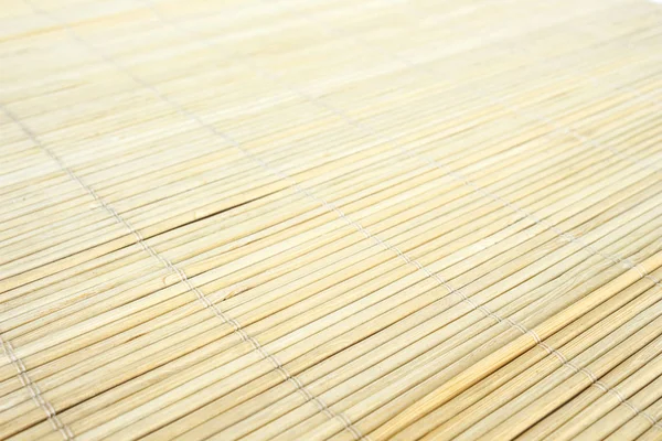Bambus Sushi Mat Tekstury Japońskiej Tradycji Chiński Styl Życia — Zdjęcie stockowe