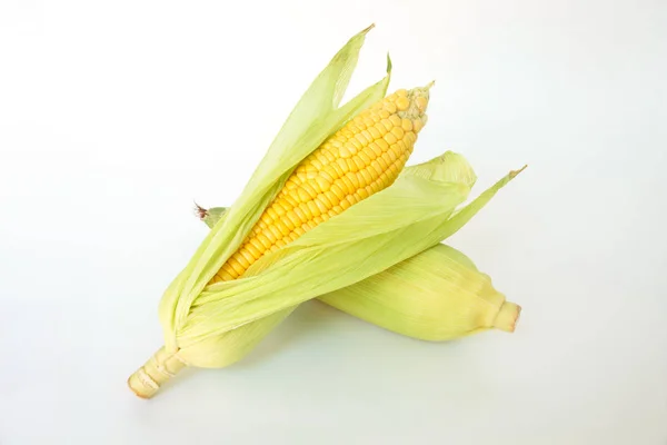 Maïs Kolf Husk Natuurvoeding Natuur Achtergrond — Stockfoto