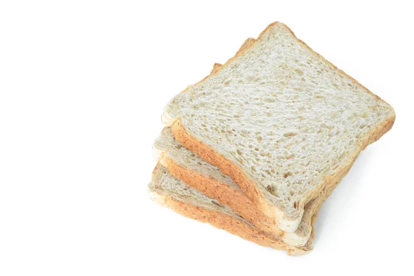Bröd Vitt Segment Textur Bakgrund — Stockfoto